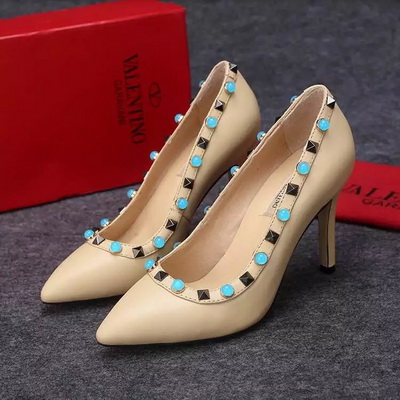 Valentino Shallow mouth stiletto heel Shoes Women--020